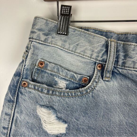 NEW Daze Denim 1999 Shorts Distressed 90's Slouch Jean Shorts Women's Size 29 - Picture 7 of 8